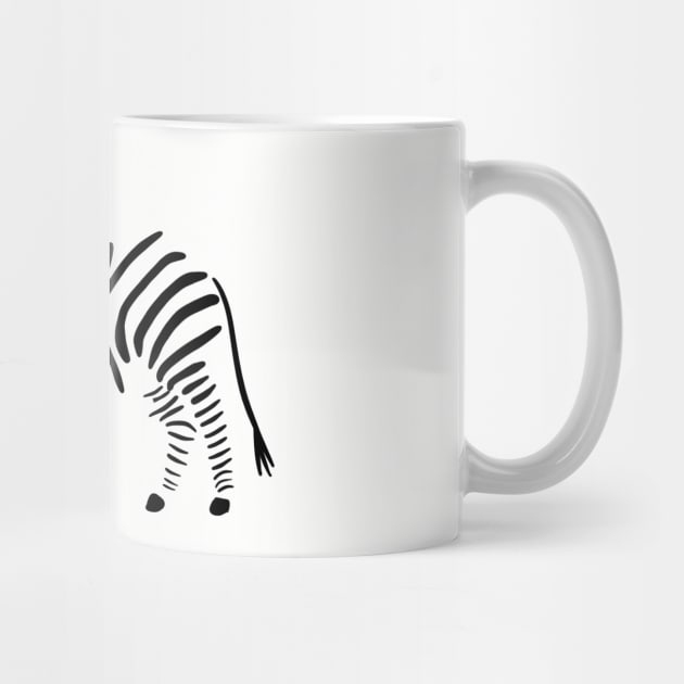 Invisible Zebra by afewpixels